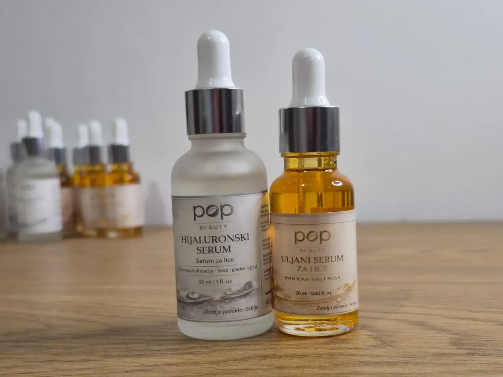 Pop Beauty — uljani i vodeni serum, ritual od dva koraka