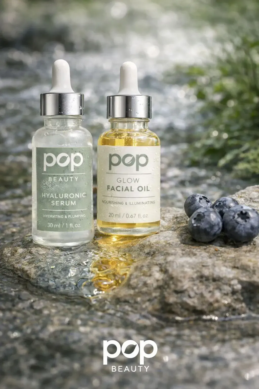 Pop Beauty — dva seruma u prirodnom okruženju